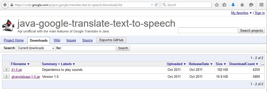 JavaFX jars