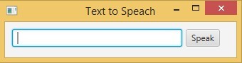 TextToSpeach JavaFX