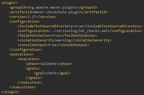 Full plugin section